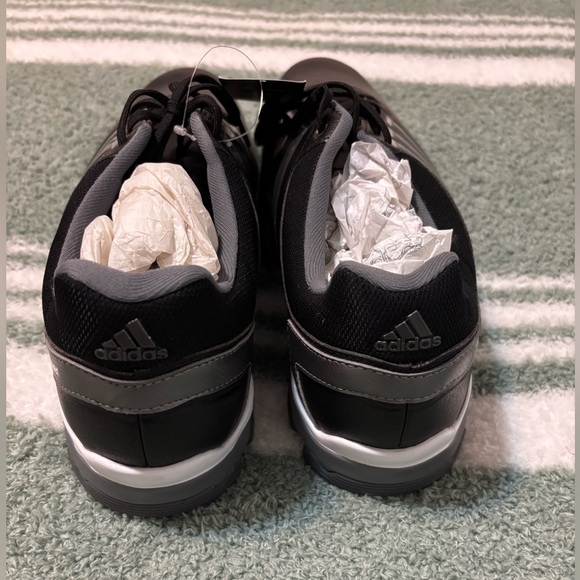 Adidas Adipower TR Sz 12 Men's Black and Gray Golf Shoes - Picture 3 of 5